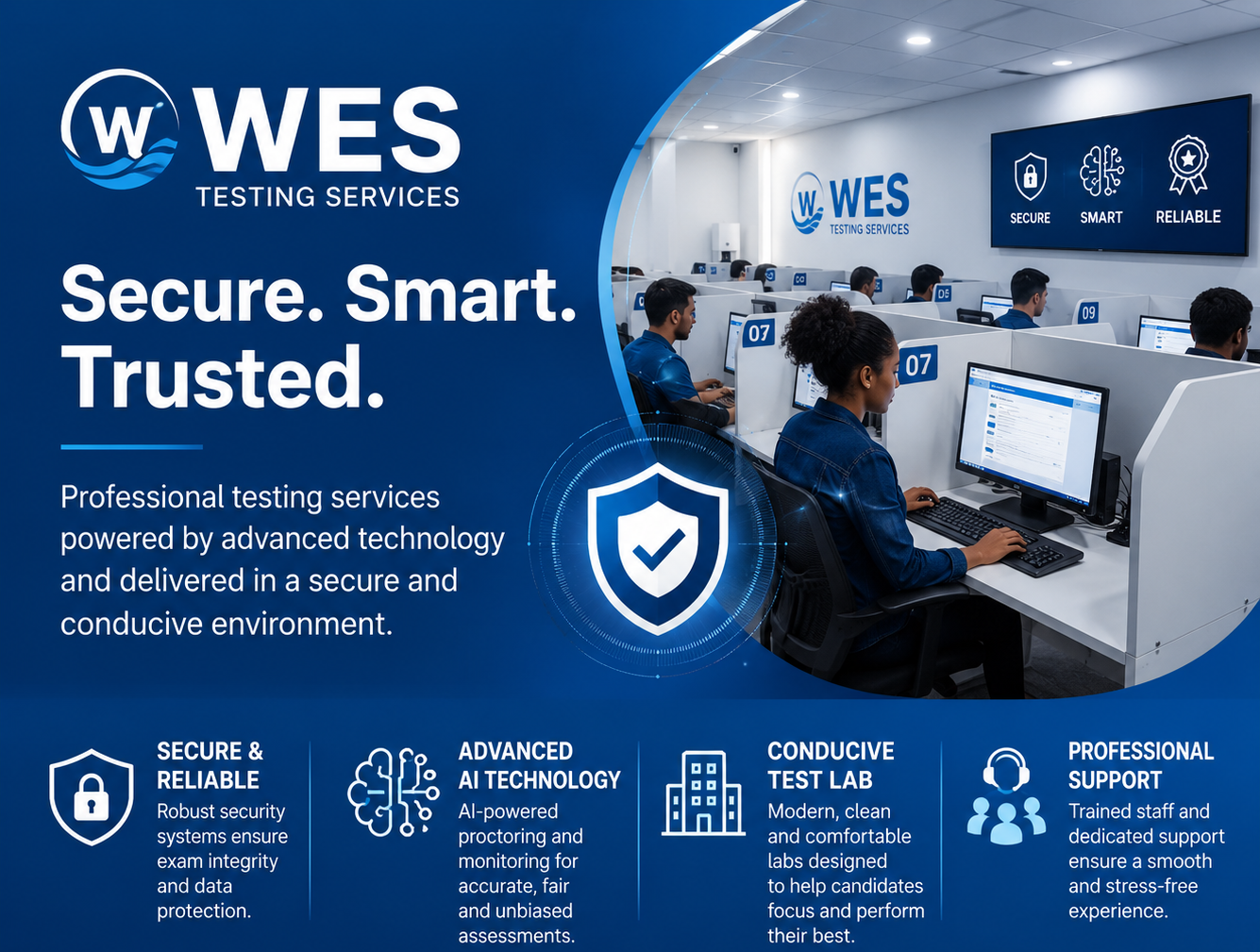 WES secure testing and education services